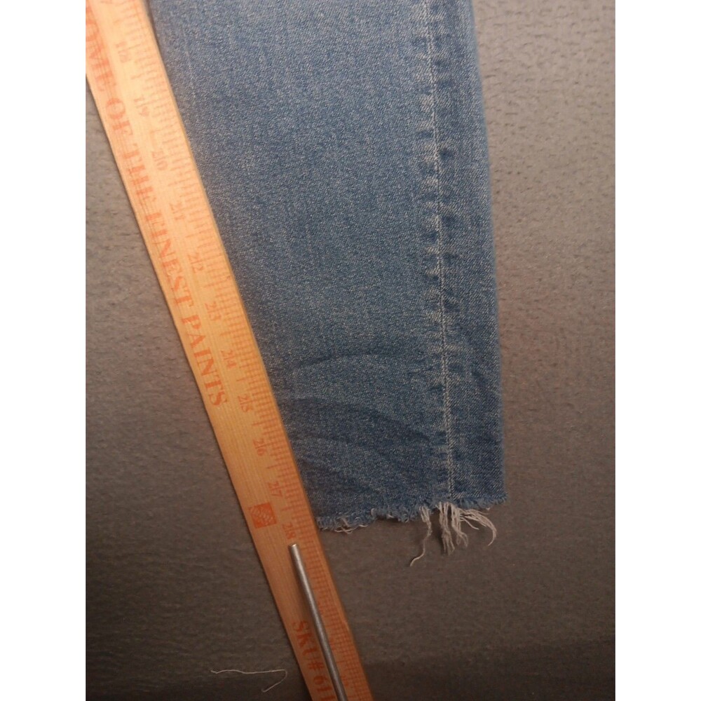 MOTHER Denim Shoot To Thrill High Waisted Looker Ankle Fray Jeans Womens Size 28 - Picture 11 of 16